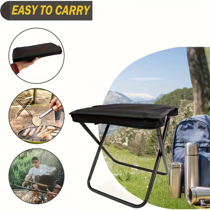Портативный складной стул-рюкз – обзор и цена Foldable Backpack Small
