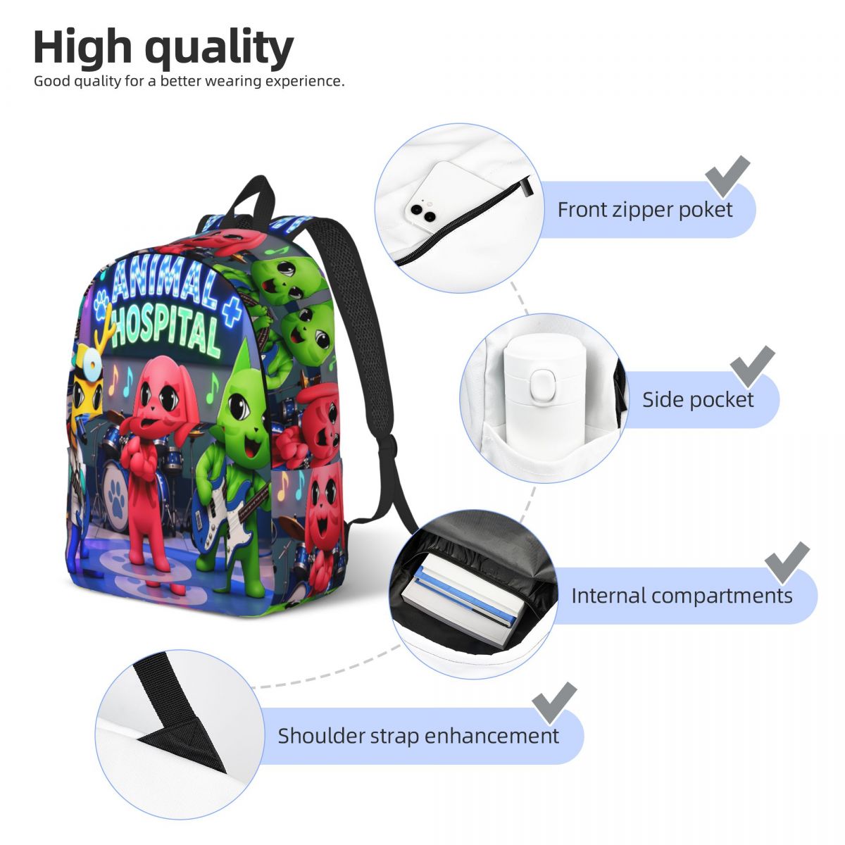 Милые рюкзаки с изображением м – обзор и цена School Backpack Teen