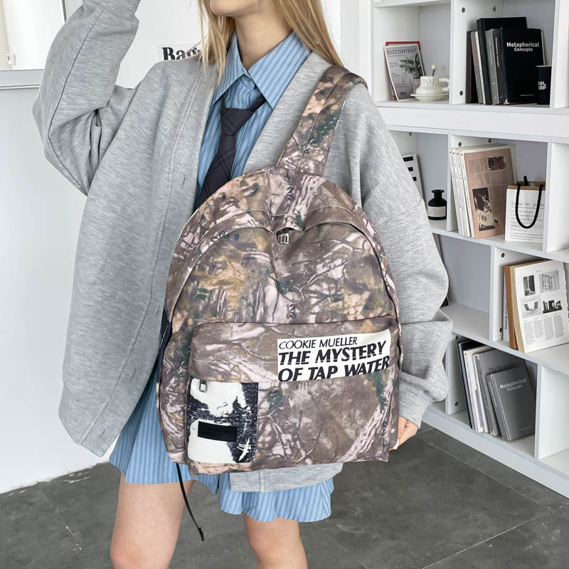 Холщовый рюкзак унисекс с каму – обзор и цена Canvas Backpack Casual