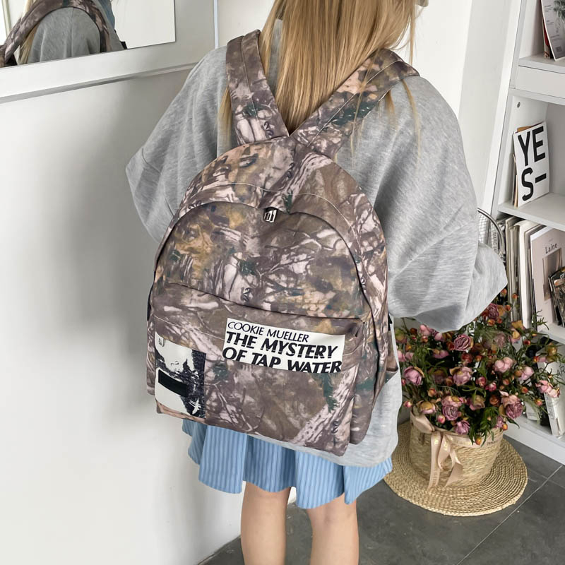 Холщовый рюкзак унисекс с каму – обзор и цена Canvas Backpack Casual
