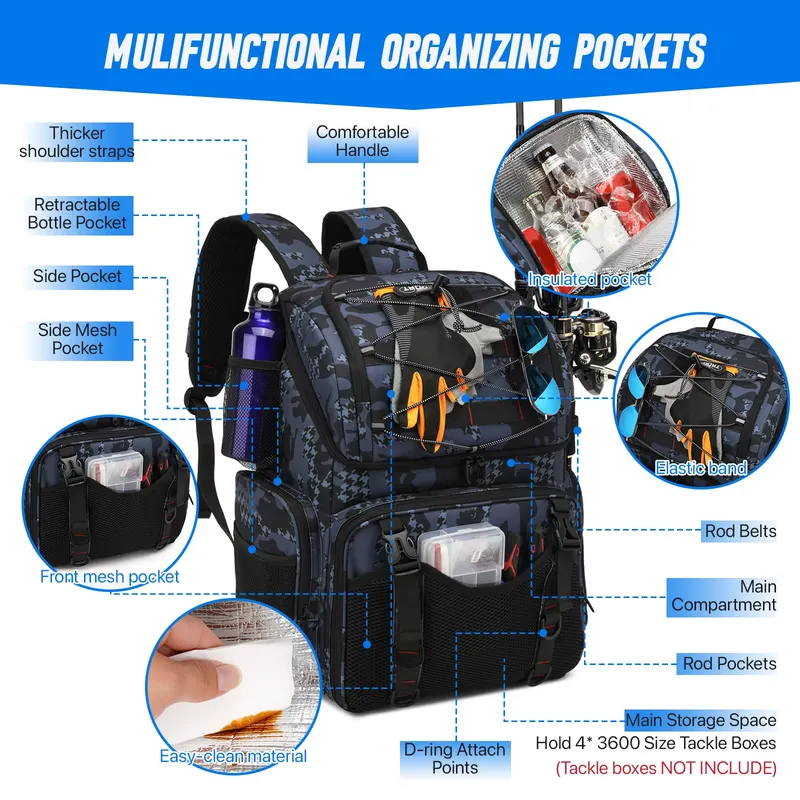 STAR LIN KUP 45L – рюкзак-холо – обзор и цена Rain Cover Backpack